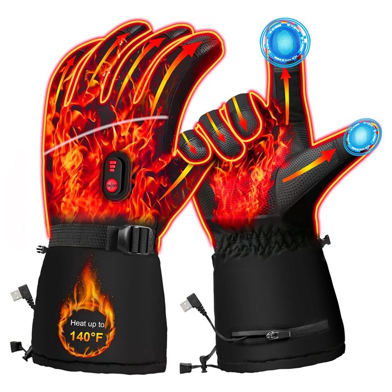 Heated Gloves Electric - A07T-Electric Heated Gloves Hand Warmers Winter