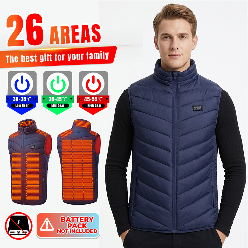 Winter Clothing Hiking - Smart Heated Vest 26 Zones Men