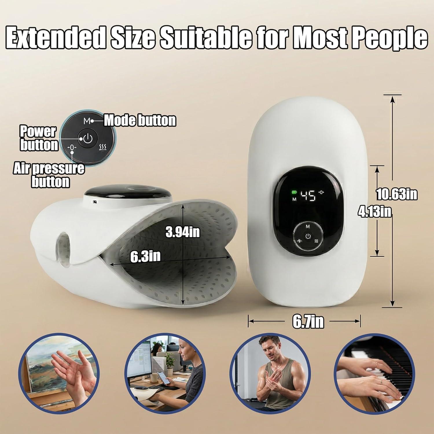 Smart Hand Massager with Heat  - Heated Gloves Electric ulasan dan harga